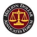 Million Dollar Advocates Forum badge