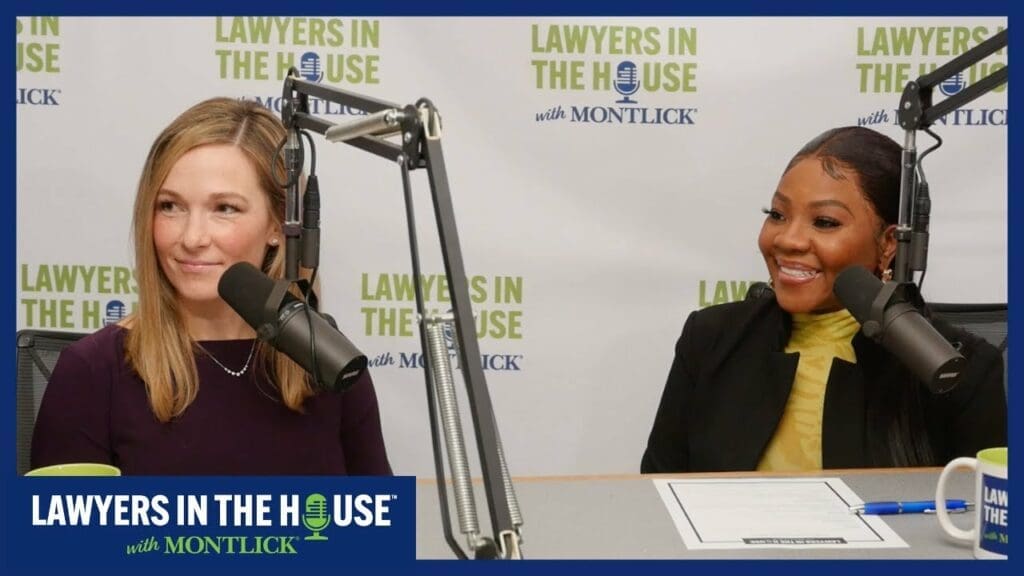 034 Double amputation car accident client talks with her lawyer about recovery