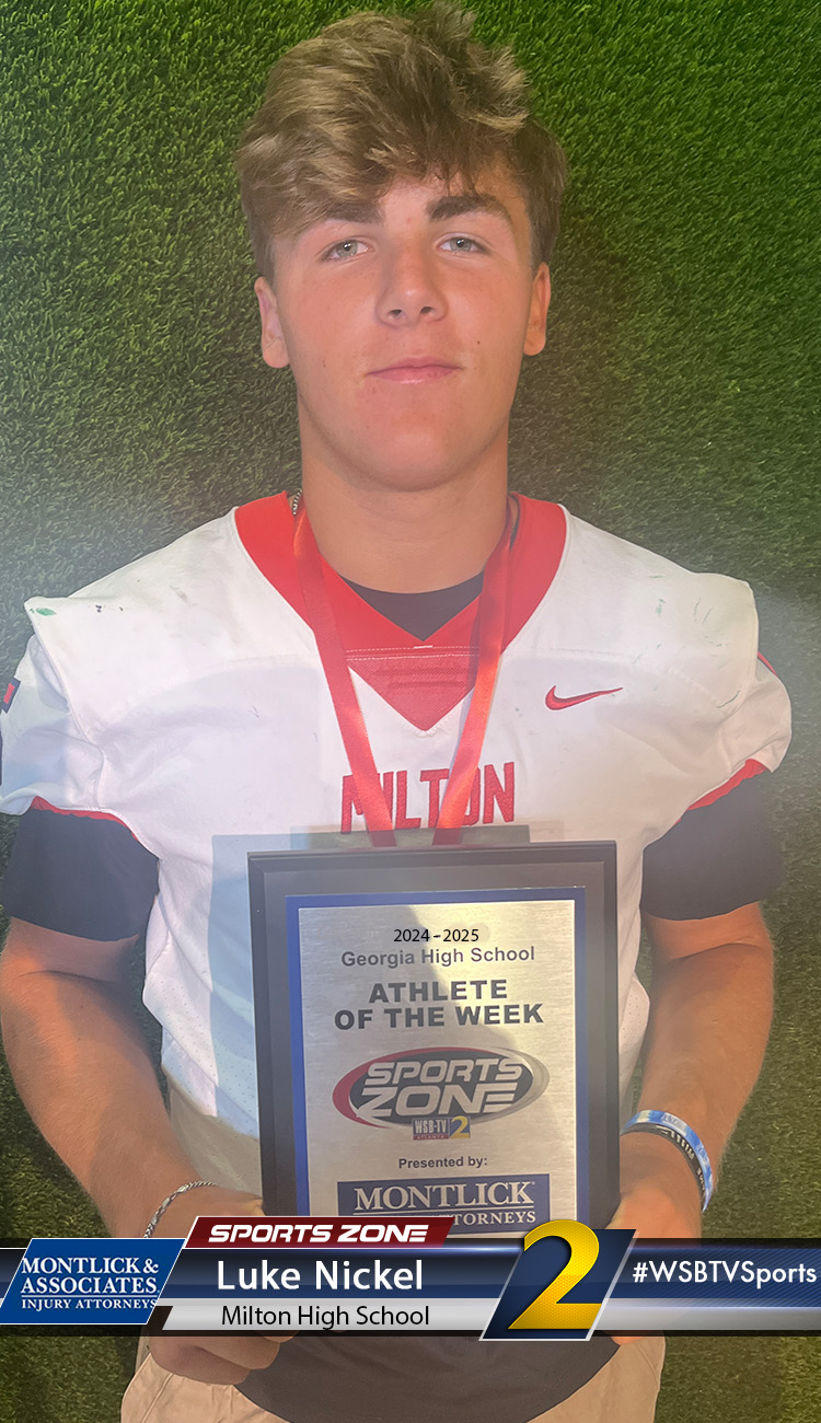 We honor and recognize male and female athletes in all high school sports throughout the entire school year with the Montlick Athlete of the Week Award.