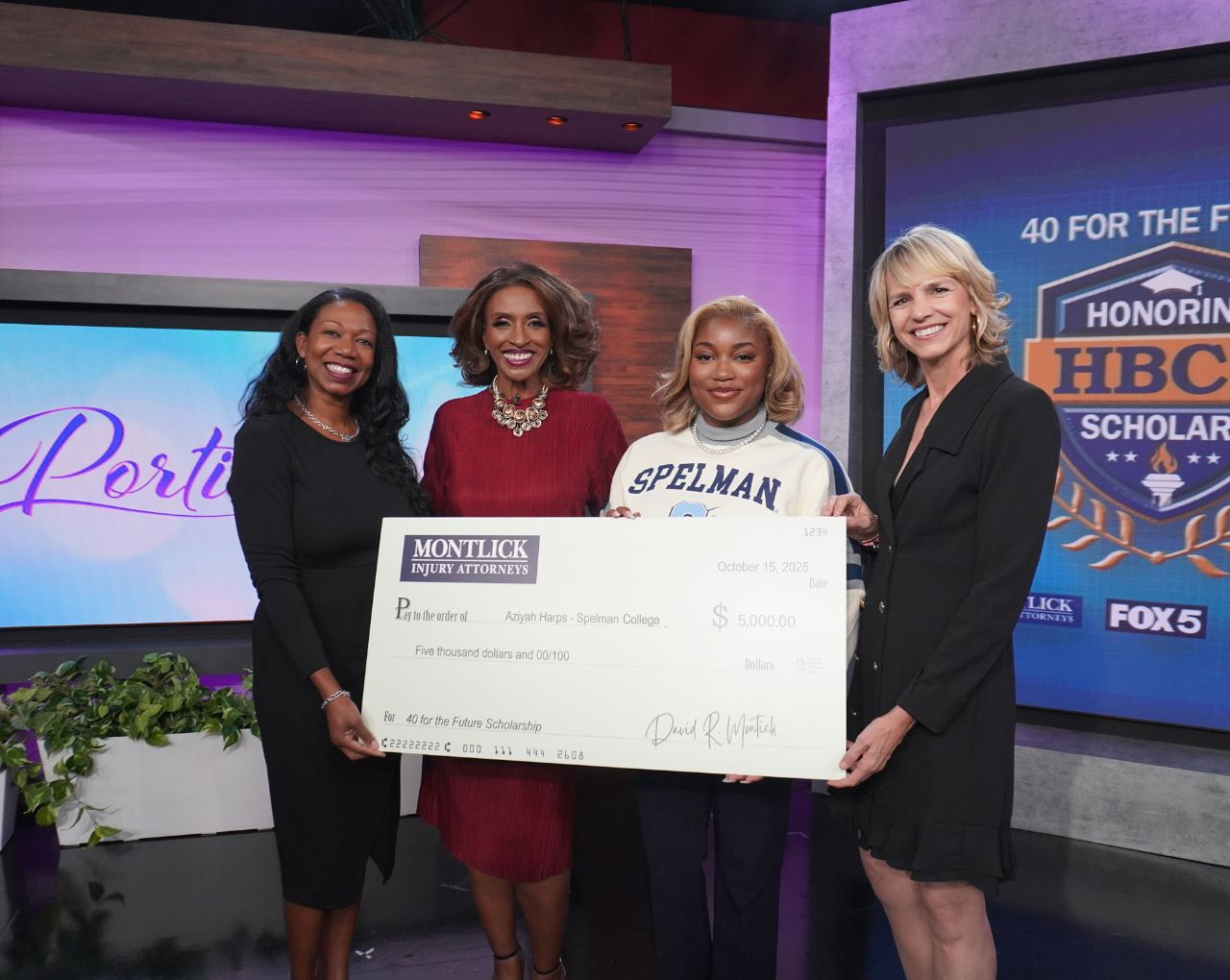 Aziyah Harps HBCU scholarship finalist