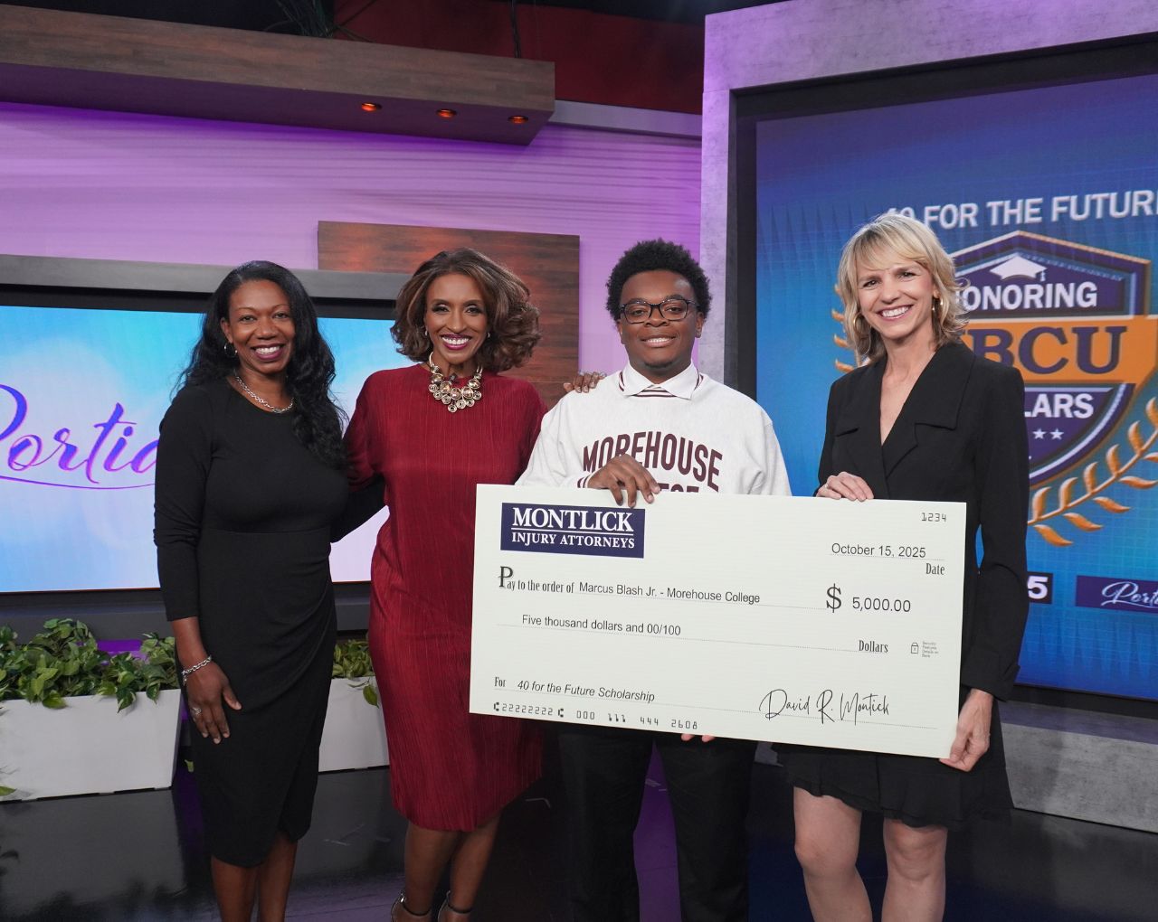 Marcus Blash HBCU scholarship finalist