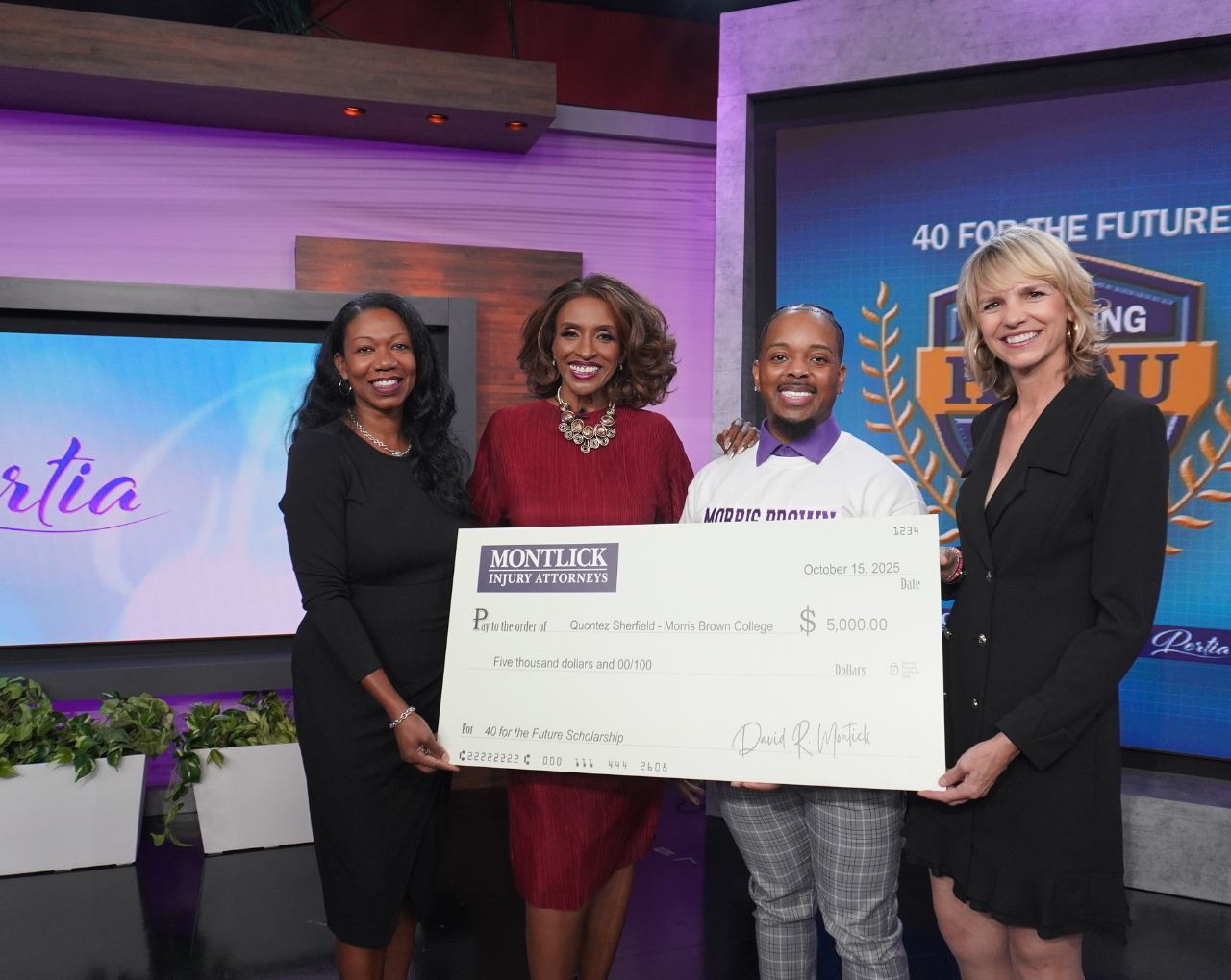 Quontez Sherfield HBCU scholarship finalist