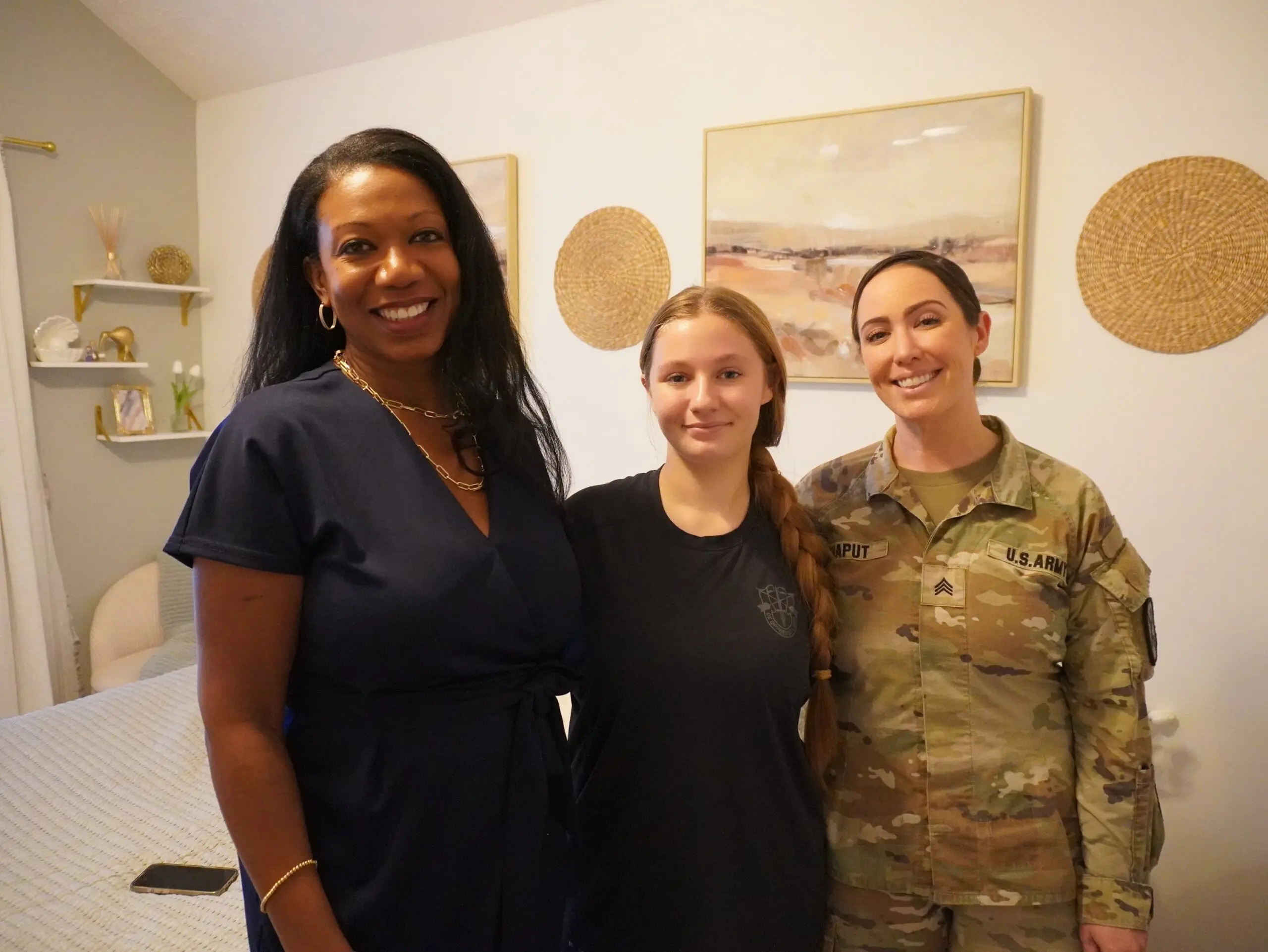 A Montlick employee with a Georgia veteran family.