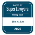 Super Lawyers Rising Star 2025 Ellis Liu