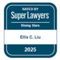 Super Lawyers Rising Star 2025 Ellis Liu